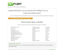 Tablet Screenshot of captainsofindustry.com.au